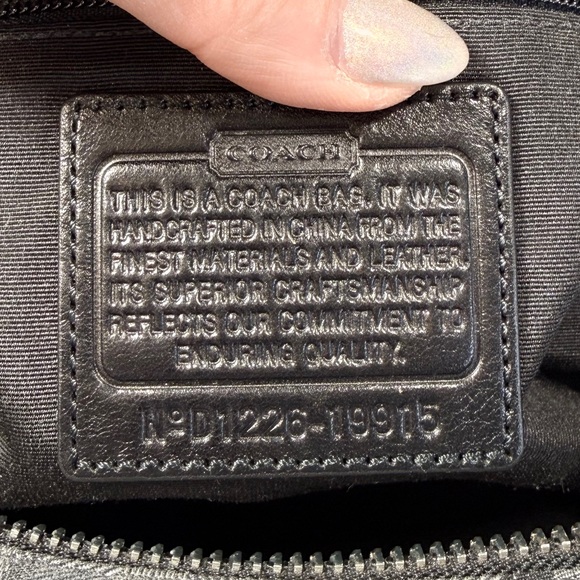 Coach Legacy Signature Stripe Candace Carryall - Picture 10 of 12